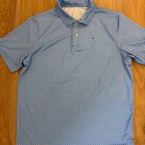 Vineyard vines large boys (16) whale Polo performance golf Shirt